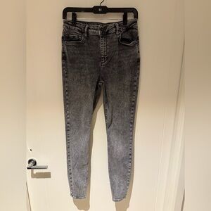 Like New All Saints Dax High Rise Skinny Jeans
